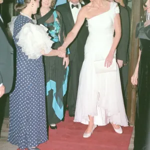Print of Diana at Rio Ballet Gala, April 1991