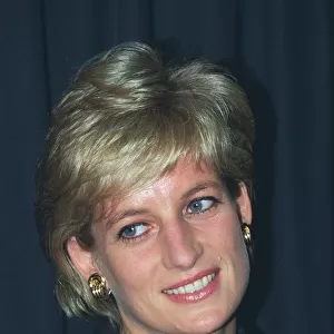 Diana, Princess of Wales, attends the Royal Brompton Hospitals