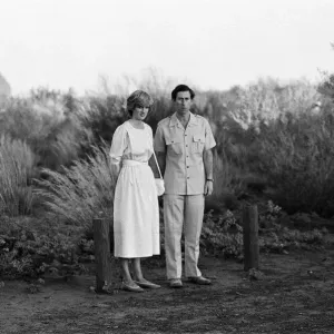 Diana, Princess of Wales and Charles, Prince of Wales visit Ayers Rock, Australia Diana, Princess of Wales and Charles, Prince of Wales visit Ayers Rock, Australia
