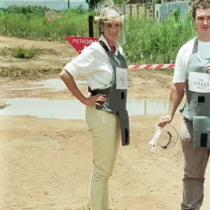 Diana, Princess of Wales during her four day British Red Cross mission to highlight Diana, Princess of Wales during her four day British Red Cross mission to highlight