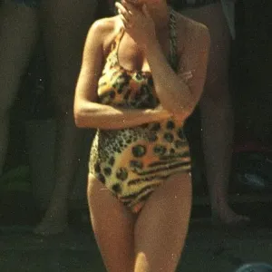 Diana, Prinzessin von Wales auf Urlaub in Saint-Tropez im Süden Frankreichs als Gast des