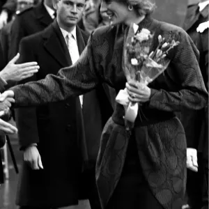 DIANA, THE PRINCESS OF WALES MEETING PEOPLE IN CARLISLE 1993 DIANA, THE PRINCESS OF WALES MEETING PEOPLE IN CARLISLE 1993