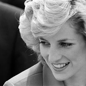 Diana, Princess of Wales in Milan, Italy. April 1985