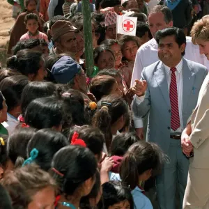 DIANA, PRINCESS OF WALES DURING VISIT TO NEPAL 1993 DIANA, PRINCESS OF WALES DURING VISIT TO NEPAL 1993