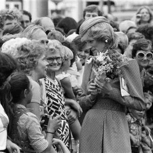 Diana, Princess of Wales Visits Adelaide Print Diana, Princess of Wales Visits Adelaide Print