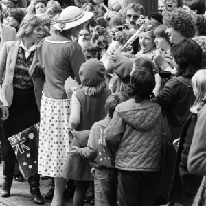 Diana, Princess of Wales visits Australia. April 1983