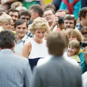 Diana, Princess of Wales visits Hungary. May 1990 Diana, Princess of Wales visits Hungary. May 1990