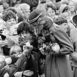 Diana, Princess of Wales New Zealand Visit Print April 1983 Diana, Princess of Wales New Zealand Visit Print April 1983