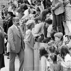 Diana, Princess of Wales visits Prince Edward Island, Canada. June 1983 Diana, Princess of Wales visits Prince Edward Island, Canada. June 1983