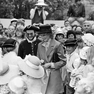 Diana, Princess of Wales visits Saint John and Rothesay, Canada. June 1983
