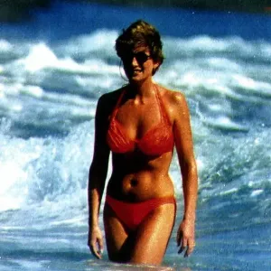 Diana, Princess of Wales Print at Indian Castle Beach Diana, Princess of Wales Print at Indian Castle Beach