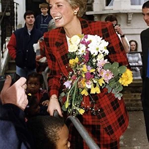 Diana, Princess of Wales, who is patron of the charity Turning Point