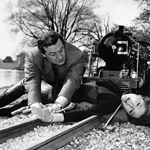 Diana Rigg Actress with Actor Patrick Macnee in the A. B. C