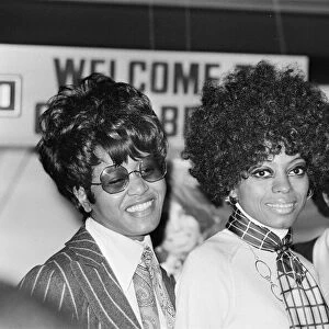 Diana Ross and the Supremes pictured at the London Press Reception for their latest