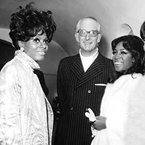 Diana Ross and the Supremes Pop Group with the Duke of Bedford