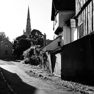 Dick Turpins cottage, back view. Thaxted, Essex. 14th July 1946 Dick Turpins cottage, back view. Thaxted, Essex. 14th July 1946