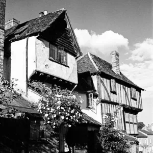 Dick Turpins cottage, back view. Thaxted, Essex. 14th July 1946 Dick Turpins cottage, back view. Thaxted, Essex. 14th July 1946