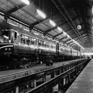 Diesel Multiple Unit Print - Cambridge Loco Shed 1962