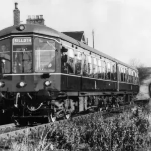 Kirkbride Diesel Train Print, 25th November 1954
