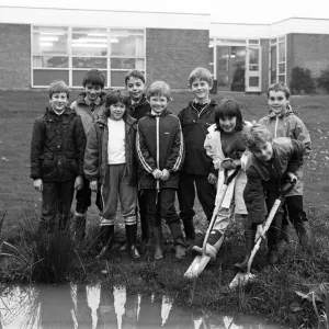 Lindley County Junior School Environment Project Print 1988