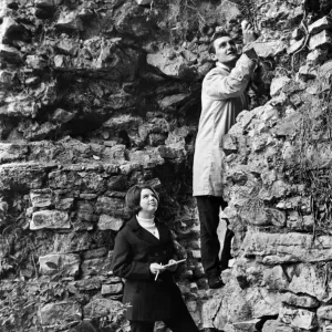 Dinas Powis Castle Print, 23rd April 1967