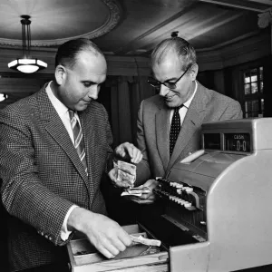 Director Gerald Thomas (left) and Producer Peter Rogers. 9th December 1964 Director Gerald Thomas (left) and Producer Peter Rogers. 9th December 1964