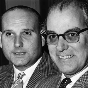 Director Gerald Thomas (left) and Producer Peter Rogers. 9th December 1964 Director Gerald Thomas (left) and Producer Peter Rogers. 9th December 1964