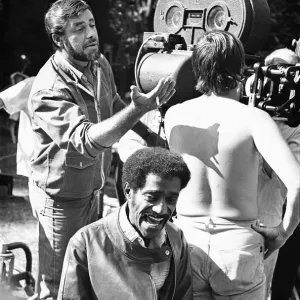 Director Jerry Lewis (left) seen here with Sammy Davis Junior (seated Director Jerry Lewis (left) seen here with Sammy Davis Junior (seated