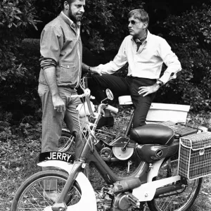 Jerry Lewis with Peter Lawford Print, Eastnor Castle 1969 Jerry Lewis with Peter Lawford Print, Eastnor Castle 1969