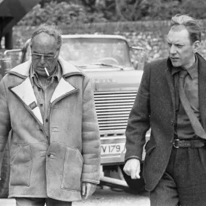 John Sturges and Donald Sutherland Print, 1976 John Sturges and Donald Sutherland Print, 1976