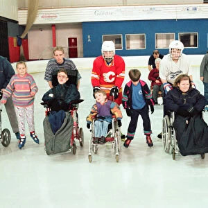 Disabled children and adults had an exciting time on the ice at Billingham Forum