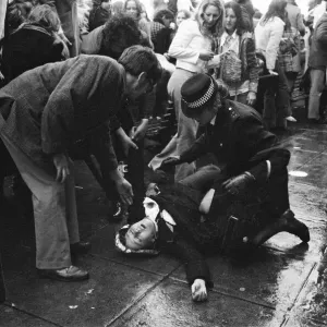 David Cassidy Farewell at Heathrow Print 1973 David Cassidy Farewell at Heathrow Print 1973