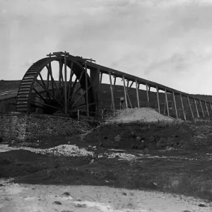 Disused tin mine near Postbridge, Devon. 1929 Disused tin mine near Postbridge, Devon. 1929