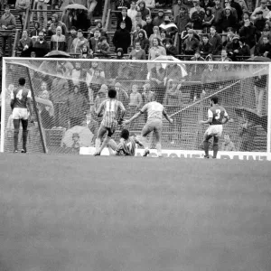 Fútbol de la División 1. Arsenal 1 contra Coventry 0. Octubre de 1983 LF14-01