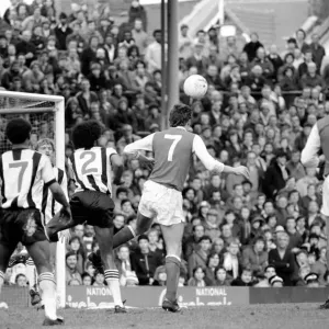 Fútbol de la División 1. Arsenal 1 contra Notts County. Febrero 1982 LF Fútbol de la División 1. Arsenal 1 contra Notts County. Febrero 1982 LF