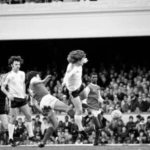 Division 1 football. Arsenal 1 v. Ipswich 0. March 1982 LF08-12-043 Division 1 football. Arsenal 1 v. Ipswich 0. March 1982 LF08-12-043