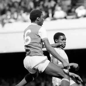 Division 1 football. Arsenal 2 v. Nottingham Forest 0. April 1982 LF09-08-001 Division 1 football. Arsenal 2 v. Nottingham Forest 0. April 1982 LF09-08-001