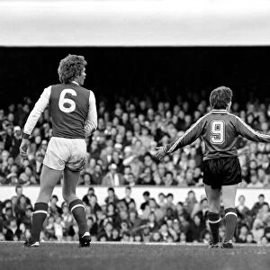 Division 1 football. Arsenal 2 v. Sunderland 2. October 1980 LF04-44-105