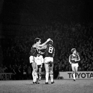 Division 1 football. West Ham United 3 v. Arsenal 1. December 1983 LF14-33-085