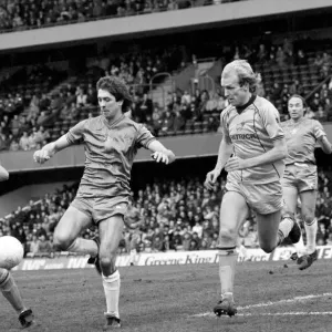 Division 2 Football Print: Chelsea v Derby County, February 1983 Division 2 Football Print: Chelsea v Derby County, February 1983