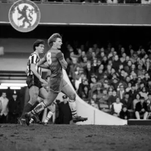 Division 2 football. Chelsea 2 v. Grimsby 3 December 1983 LF14-27-052