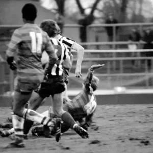 Division 2 football. Chelsea 2 v. Grimsby 3 December 1983 LF14-27-032