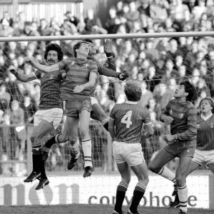 Division 2 football. Chelsea 3 v. Charlton 2. October 1983 LF14-12-032