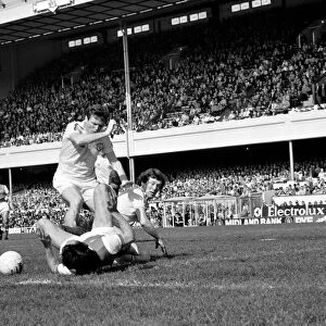 Division One Football 1980 / 81 Season. Arsenal v Leeds United Highbury