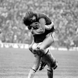 Aston Villa v Middlesbrough 1980/81 Print, Villa Park Aston Villa v Middlesbrough 1980/81 Print, Villa Park
