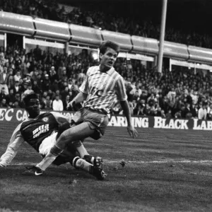 Divison One match Aston Villa 6 -2 Everton held at Villa Park. 5th November 1989