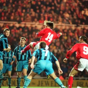 Divison One match, Middlesbrough 6 -0 Swindon Town held at the Riverside Stadium