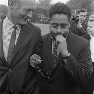 Dizzy Gillespie Jazz Man June 1963 ( R) at Fort Belvedere near Ascot