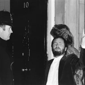 DJ Kenny Everett at Number 10 Downing Street Print, January 1984