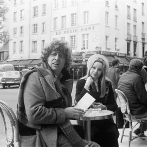 Doctor Who, actor Tom Baker - the 4th Doctor - pictured with fellow Time Lord Romana